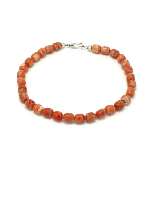 Antique Marble Glazed Prosser Bead Choker