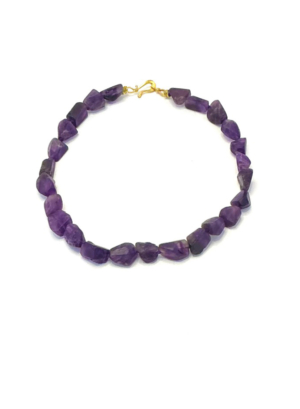 Raw Amethyst Necklace
