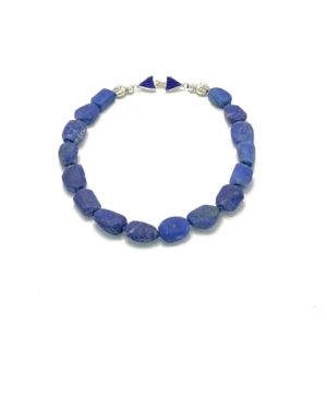 Raw Lapis Lazuli Choker Necklace